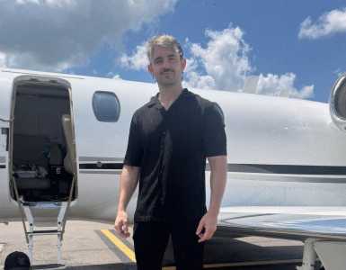 Produtor que estava no avião posta fotos e agradece 'renascimento' • Reprodução | Redes sociais