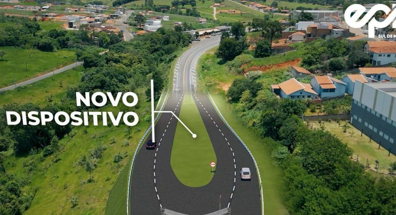 EPR Sul de Minas entrega obra em curva da MG-290 nesta segunda-feira