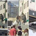 Vídeo mostra destruição após queda de avião em BH: 'Vai explodir'