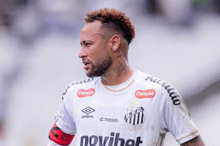 Neymar em ação pelo Santos na temporada 2026 • Divulgação/Santos