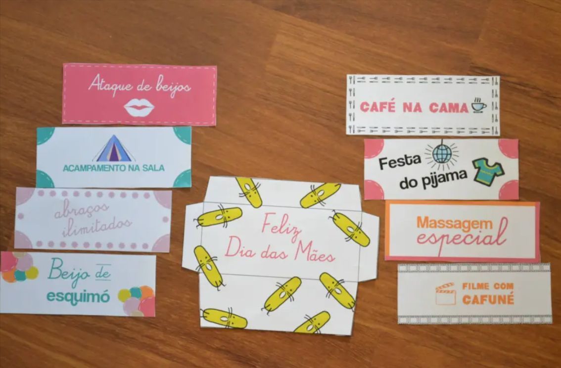 Dia das Mães: como fazer um talão de cupons para dar de presente