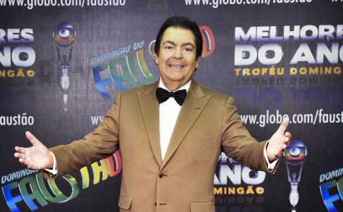 Faustão quando trabalhava na Globo