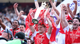 Arsenal comemora o título da Premier League 2025/26