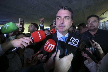O senador e pré-candidato à presidência, Flávio Bolsonaro (PL-RJ)