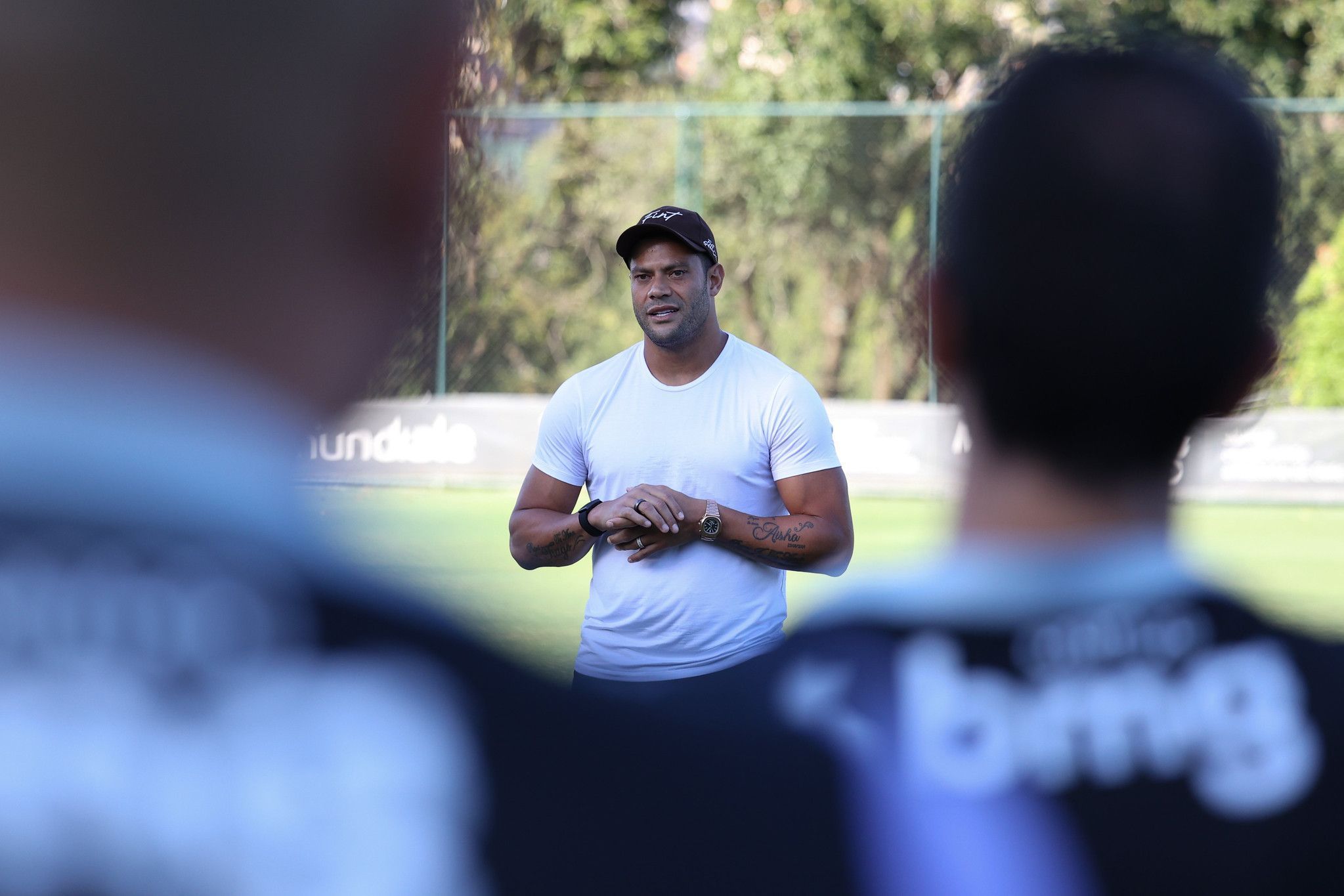 Hulk se despede de companheiros do Atlético na Cidade do Galo; veja imagens