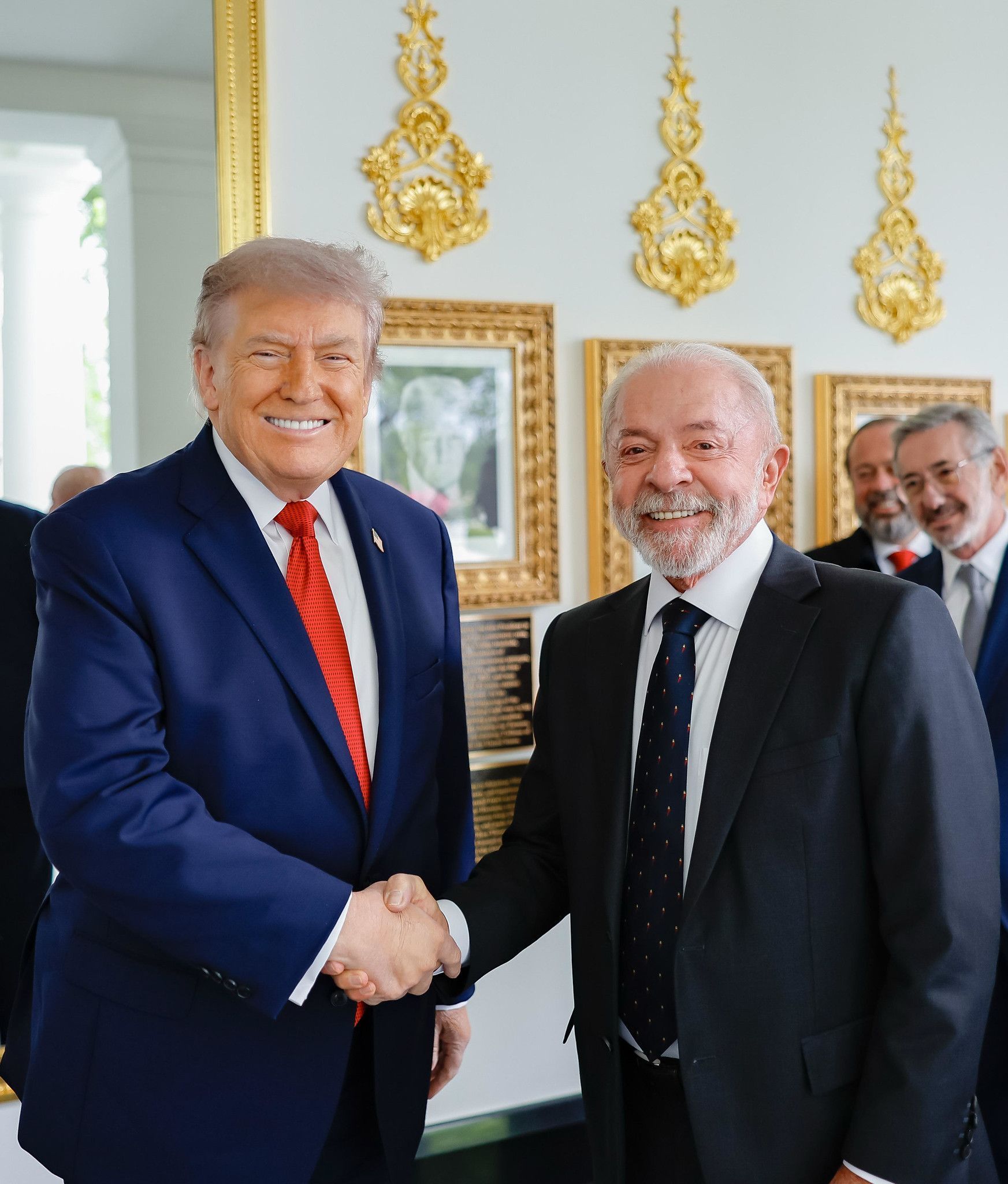 Lula sobre Trump: ‘Não vou brigar com ele por conta da visão que tem sobre guerras’
