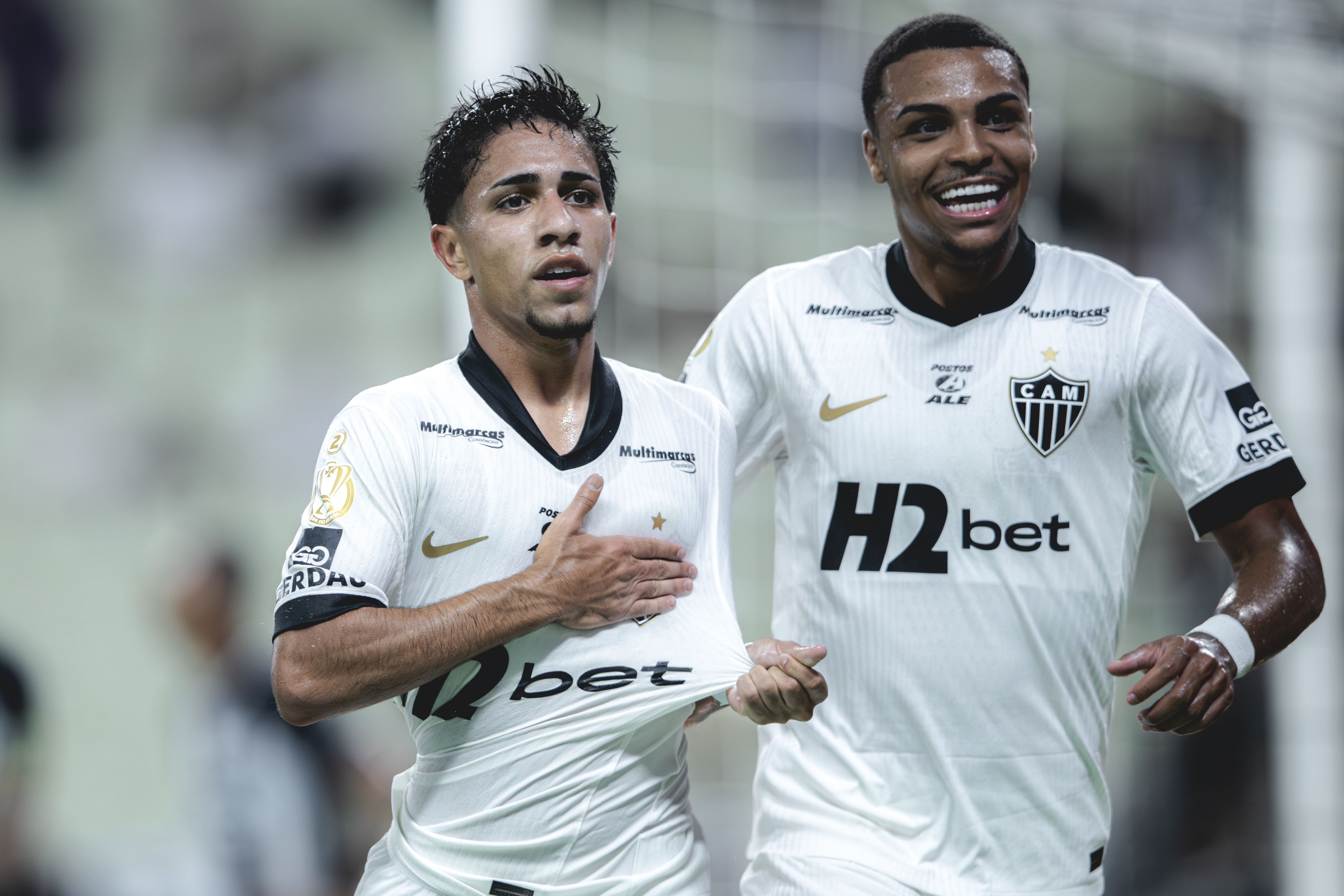 Cria marca primeiro gol como profissional e ‘salva’ Atlético na Copa do Brasil