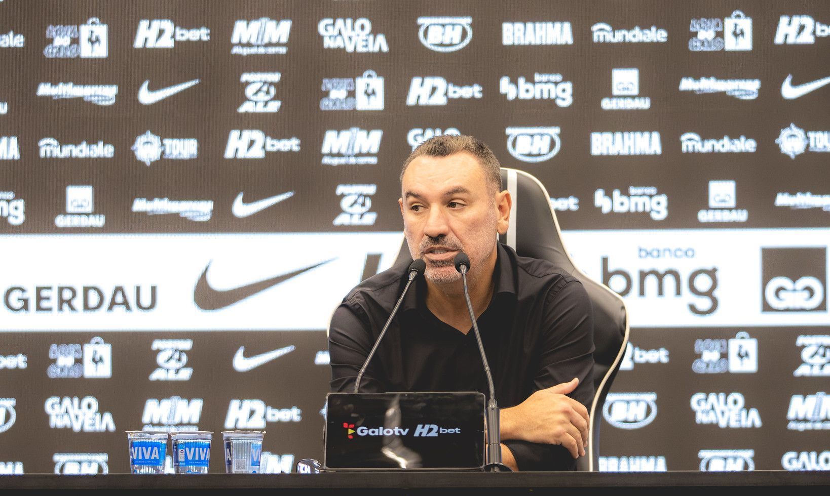 Confira as primeiras palavras de Guilherme, que assumiu como coordenador técnico do Atlético
