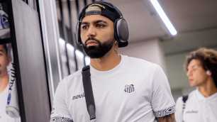 Gabigol solta o verbo e faz forte desabafo após empate do Santos: 'Uma merda'