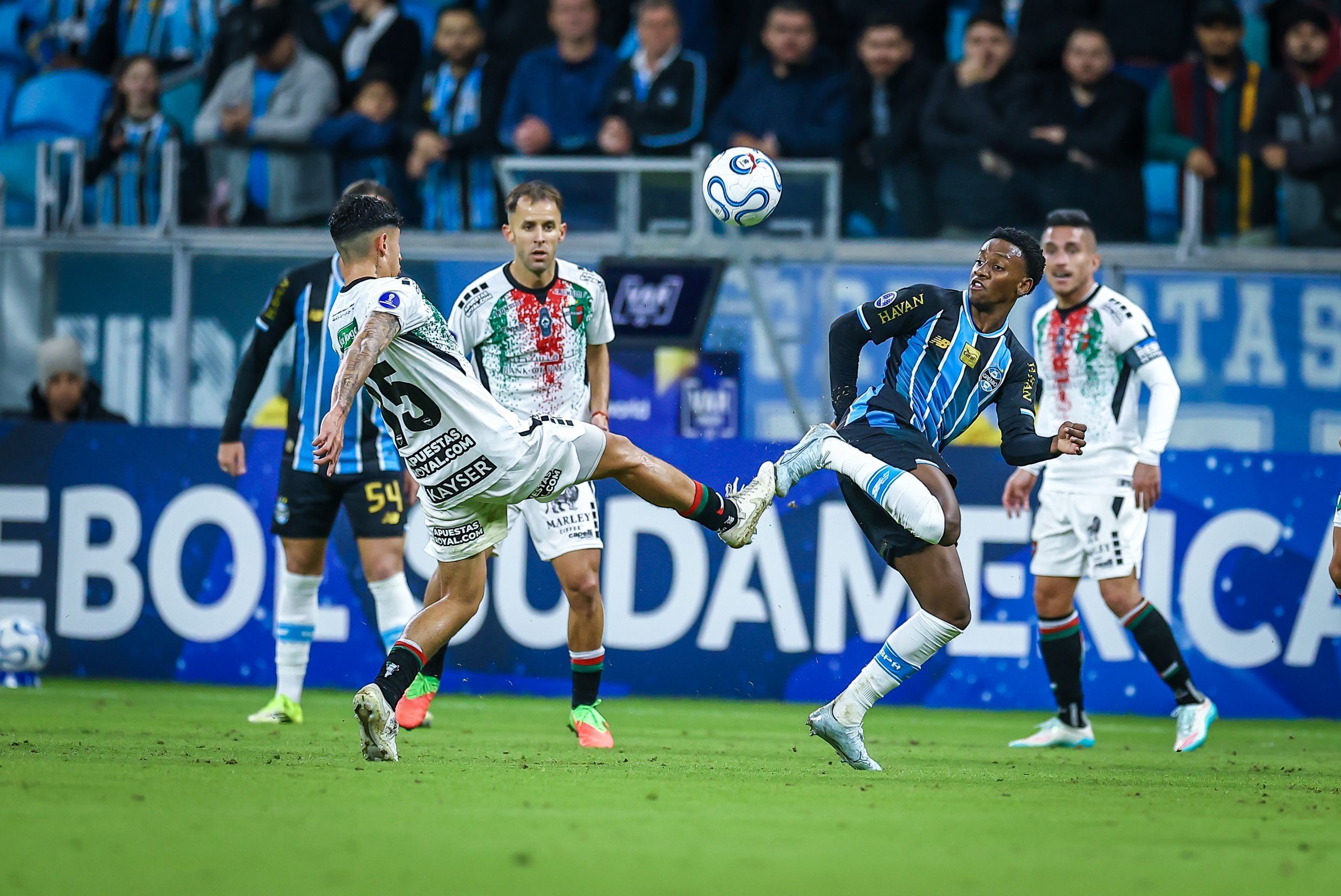 Grêmio 2 x 0 Palestino: gols e melhores momentos pela Copa Sul-Americana