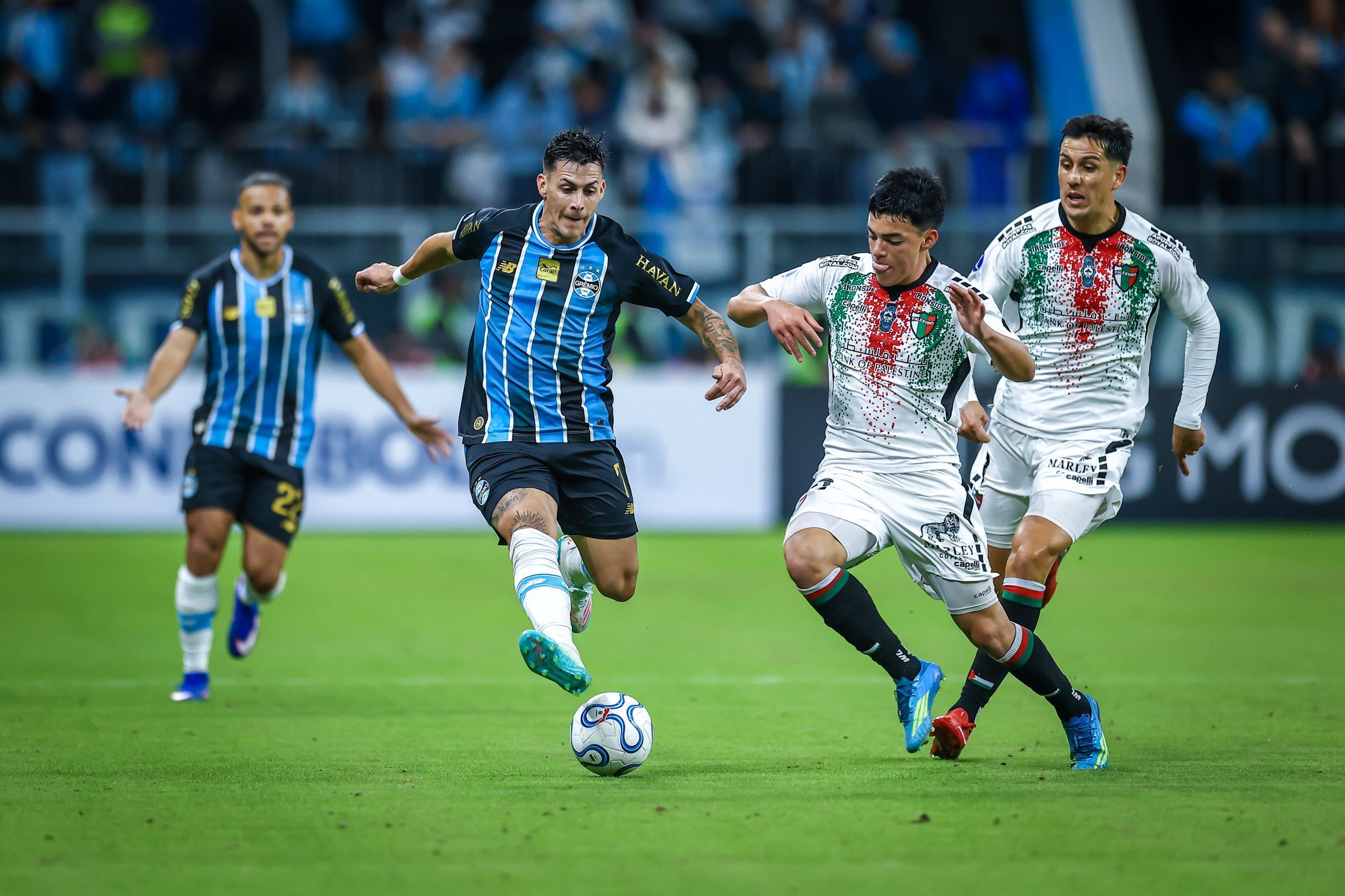 Grêmio 2 x 0 Palestino: gols e melhores momentos pela Copa Sul-Americana