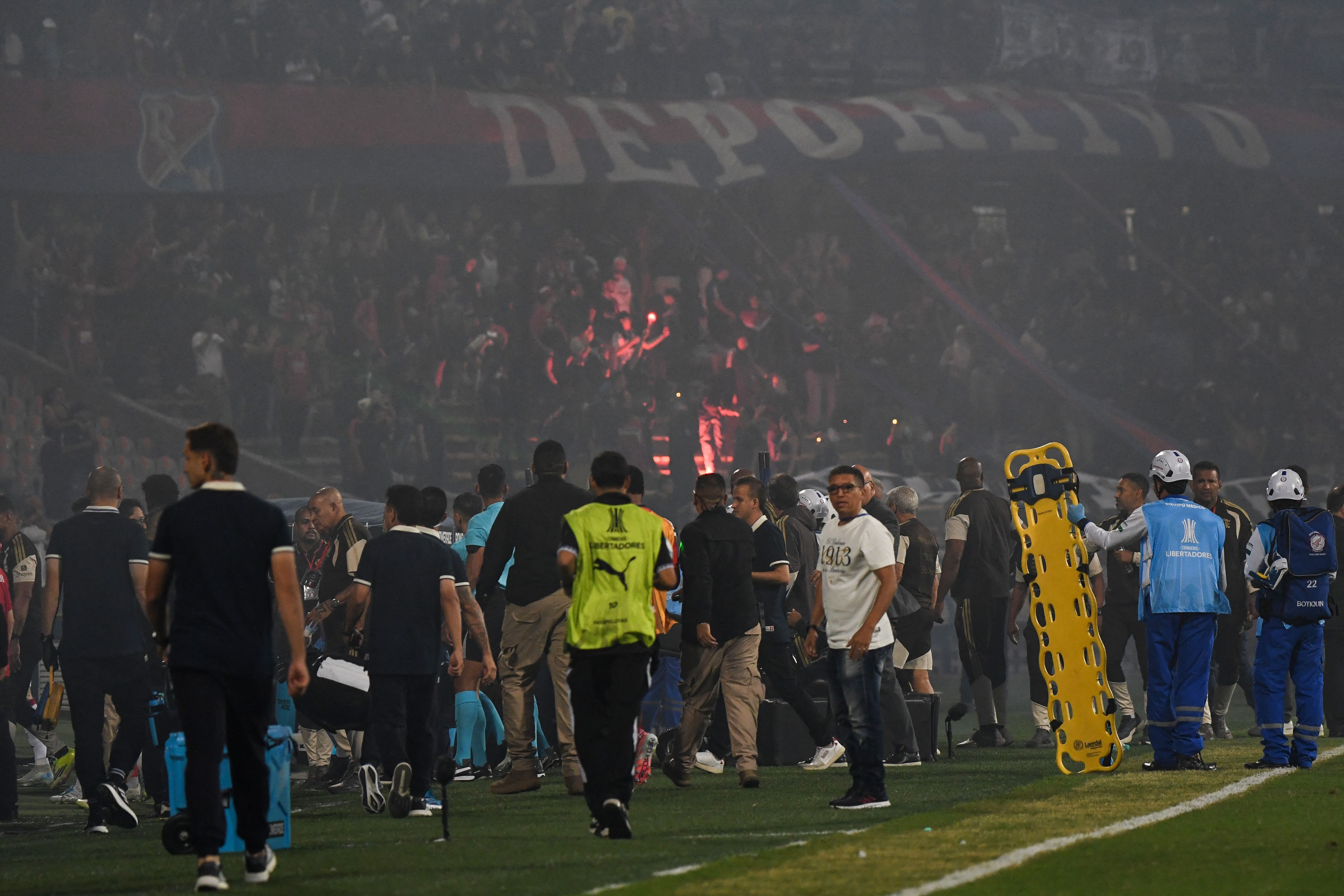 Conmebol aplica punição severa ao Independiente Medellín por 'caos' contra o Flamengo