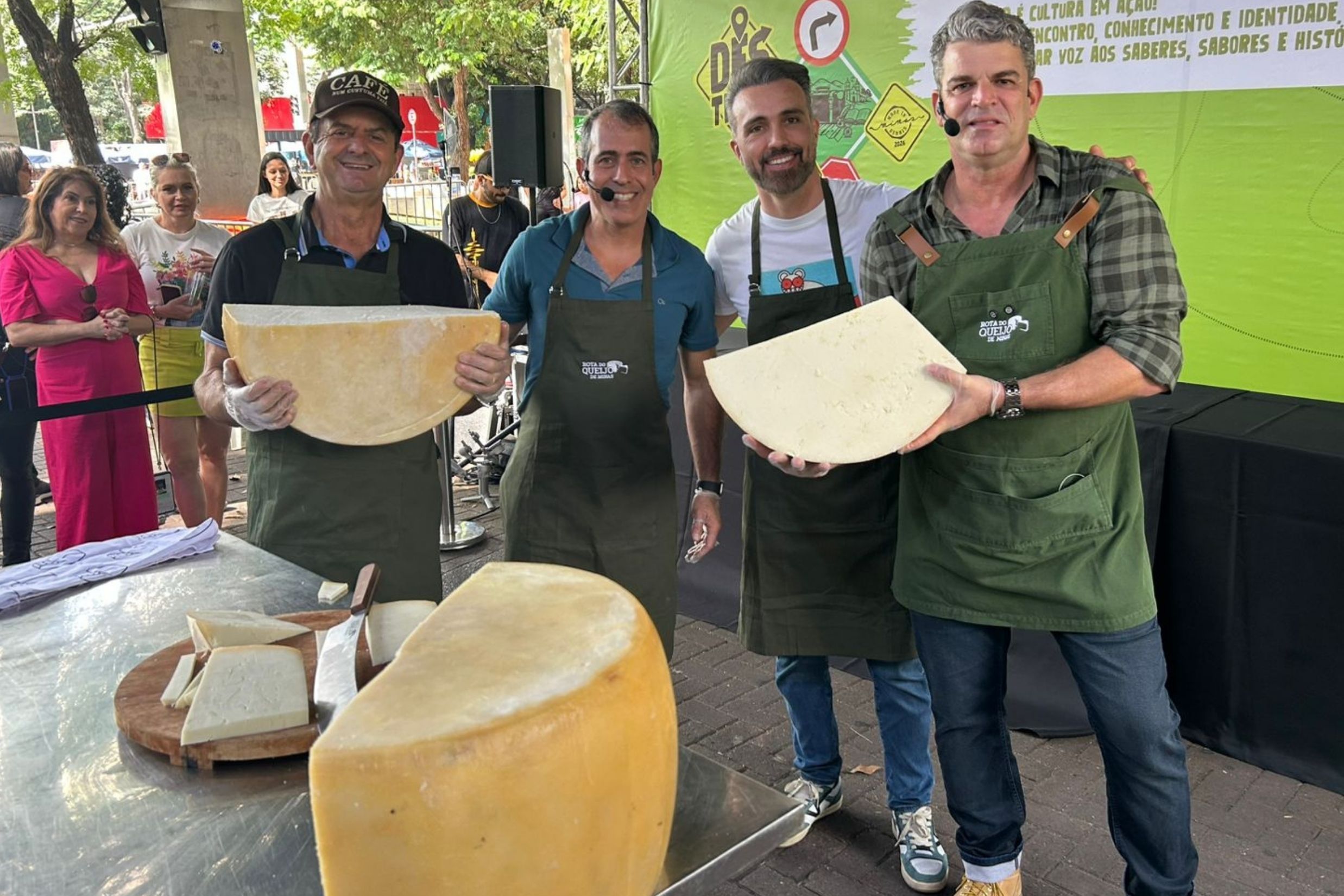 'Super Queijo': maior queijo de cabra do Brasil é atração do Made In Minas em BH