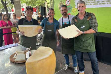 'Super Queijo': maior queijo de cabra do Brasil é atração do Made In Minas em BH