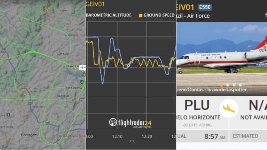 Manobra deavião da FAB assusta moradores de BH