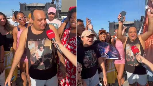 Após retirar dois tumores, mineiro faz excursão com 50 pessoas para ver show de Shakira no RJ