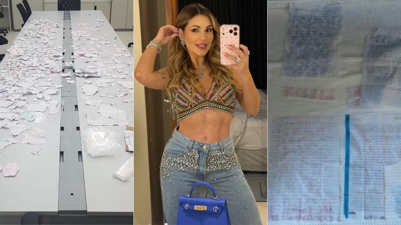 Bilhetes achados em presídio levaram à prisão de Deolane; veja imagens