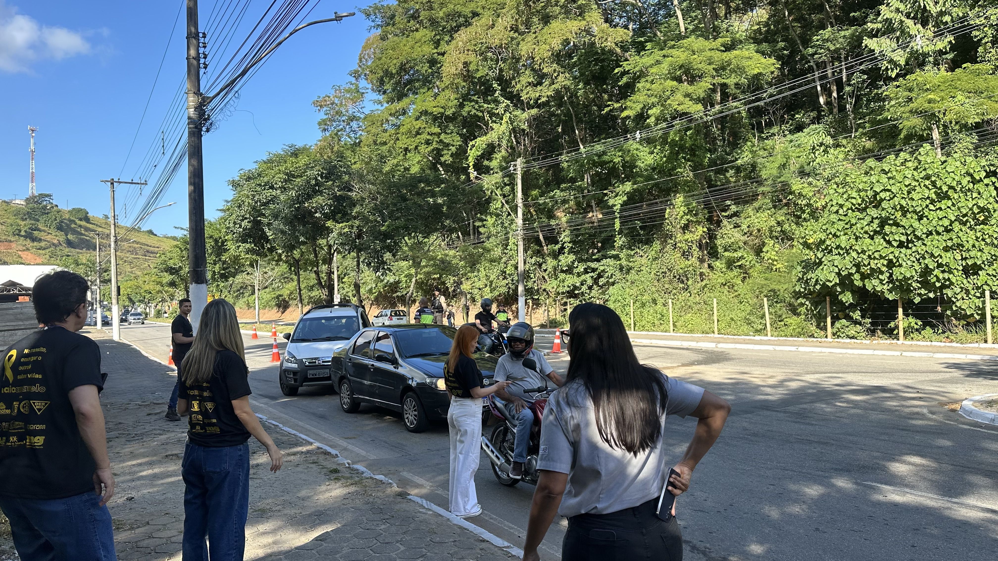 Maio Amarelo tem ações educativas no trânsito em Timóteo