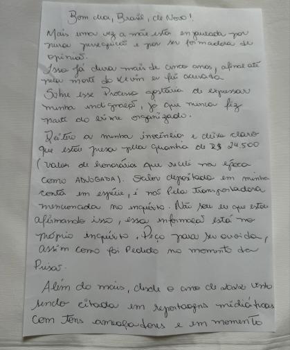 Deolane Bezerra escreve carta na prisão