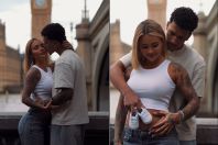 Influenciadora Bruna Rotta anuncia gravidez do primeiro filho com o jogador Kauã Elias