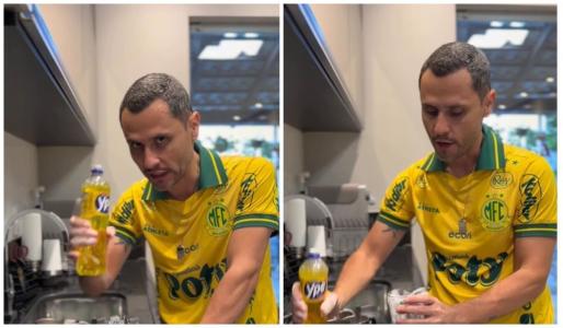 O senador Cleitinho Azevedo publicou um vídeo usando um detergente da marca Ypê