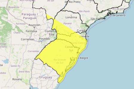 Alerta de frio: veja lista das 905 cidades de quatro estados sob aviso neste sábado (9) • Reprodução/ Inmet