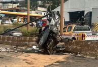 Engavetamento deixa vítimas feridas no Anel Rodoviário, em BH