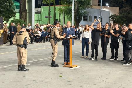 Coronel Cleide assume o comando-geral da PMMG e é oficializada como 1ª mulher no cargo • Renato Rios Neto/ Itatiaia