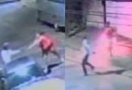 Vídeo: homem acaba preso após mulher tentar atear fogo nele e se queimar em BH
