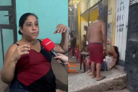 Mulher chicoteada por homem em bar de Santa Luzia desabafa: 'Psicológico atacado'