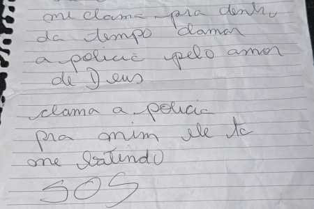 Suspeito de violência doméstica é preso após vítima deixar bilhete em UBS de Contagem