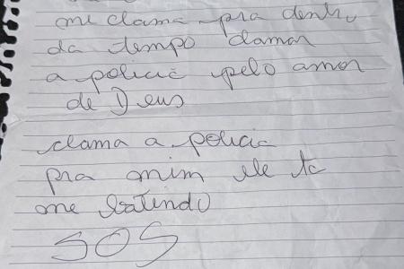 Suspeito de violência doméstica é preso após vítima deixar bilhete em UBS de Contagem