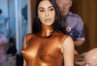 Kim Kardashian levou armadura artística ao Met Gala