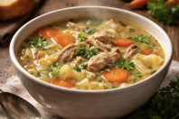 Sopa detox para emagrecer e desinchar no frio