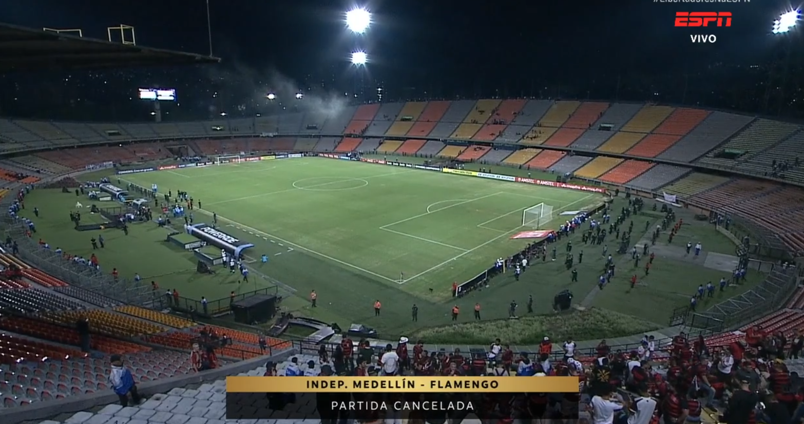Medellín x Flamengo: Conmebol cancela jogo da Libertadores por falta de segurança