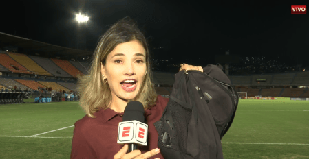 Lilly Nascimento, repórter da ESPN, relata 'cenário de terror' em Medellín x Flamengo