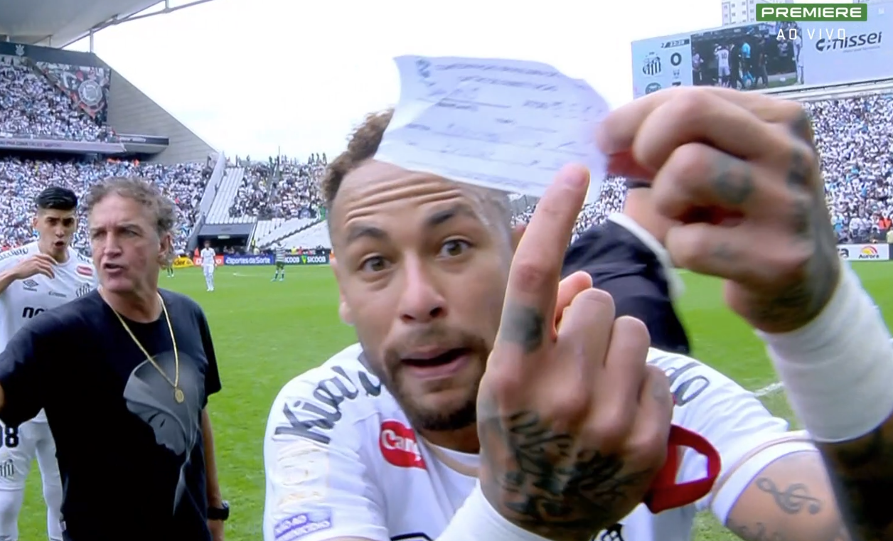 Santos pedirá anulação de jogo contra o Coritiba por situação envolvendo Neymar
