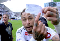 Santos x Coritiba: quarto árbitro comete erro grotesco e força saída de Neymar do campo