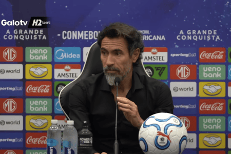 Eduardo Domínguez, técnico do Atlético