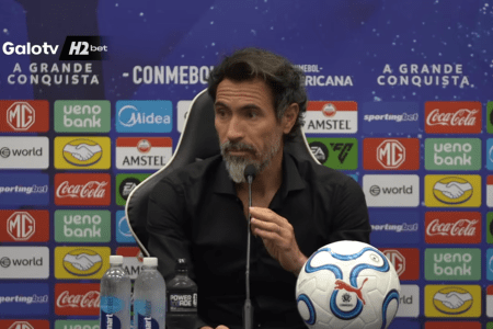 Eduardo Domínguez, técnico do Atlético