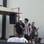 Atlético: Hulk solta a voz e canta Bruno e Marrone em festa de despedida de BH