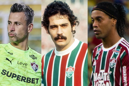 Fábio, Rivellino e Ronaldinho Gaúcho foram alguns dos ídolos de outros clubes a vestirem a camisa do Fluminense