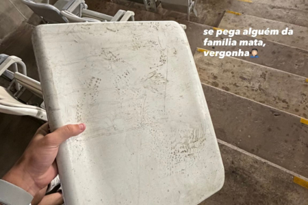 Denúncia de depredação do Mineirão feita pelo filho do Fagner durante clássico entre Cruzeiro e Atlético