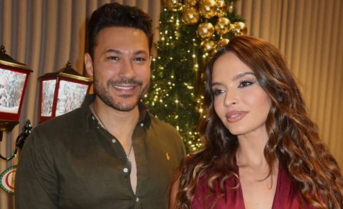 João Bosco e a esposa, Monique Moura
