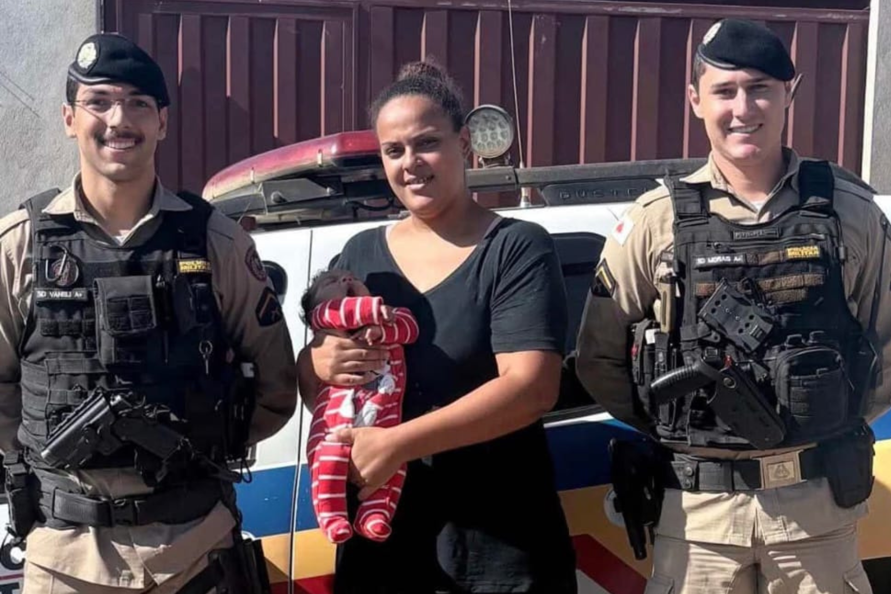 Policiais salvam bebê de três meses engasgado em Ilicínea