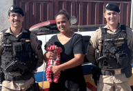 Policiais salvam bebê de três meses engasgado em Ilicínea