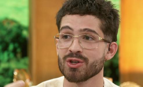 João Guilherme durante o programa 'Encontro'