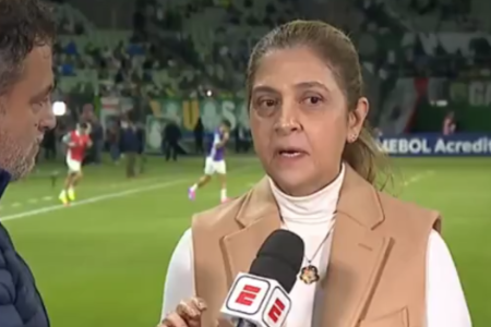 Leila Pereira, presidente do Palmeiras