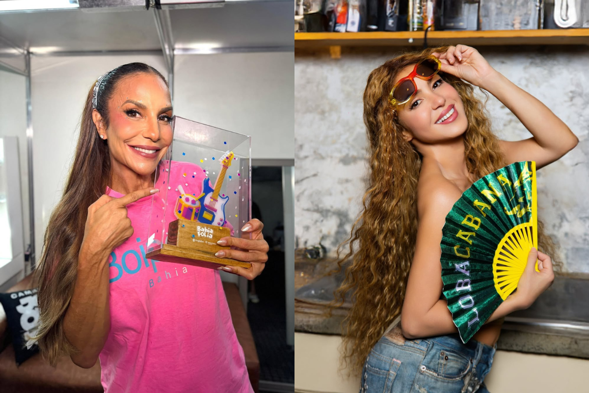 Ivete e Shakira são flagradas juntas em ensaio para show em Copacabana