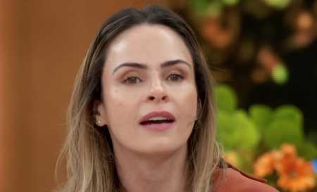Ana Paula Renault durante participação no 'Encontro'